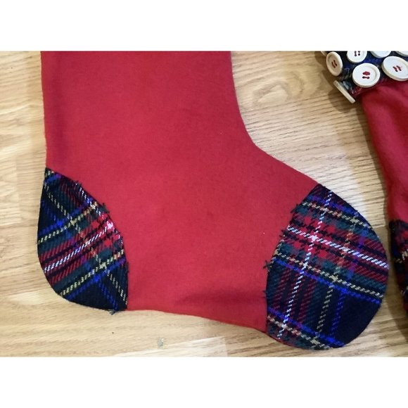 Christmas Stockings with Wooden Buttons - Picture 8 of 10